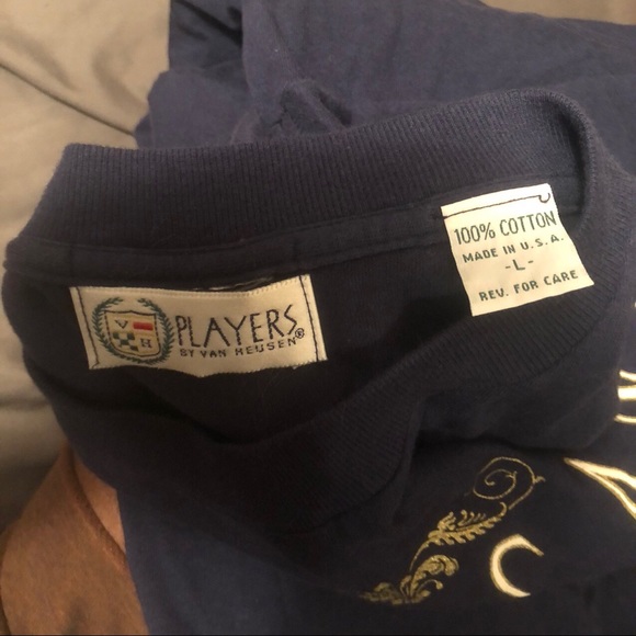 Single stitch Players by Van Heusen golf tee - Picture 2 of 2